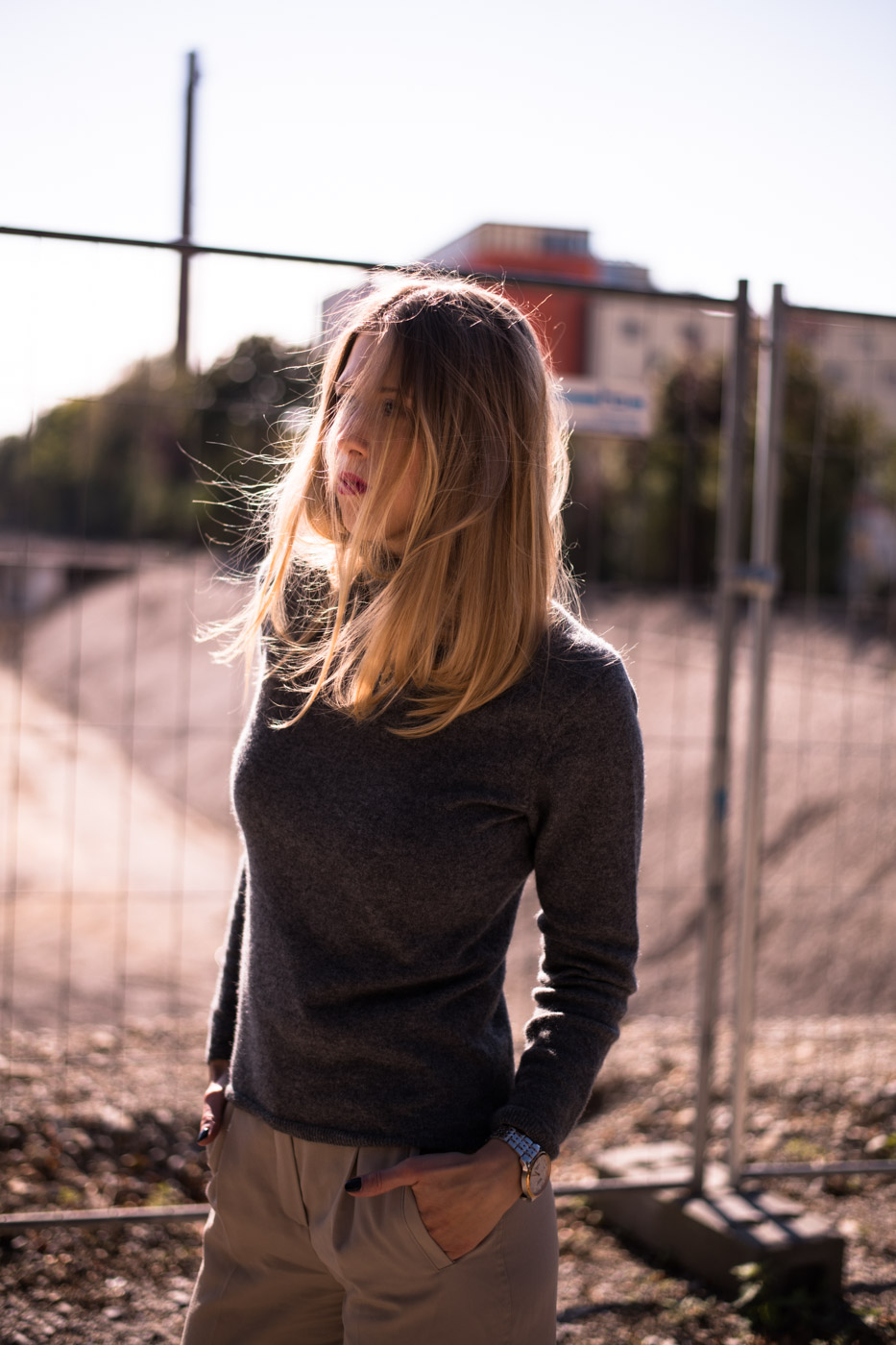 freemindedfolks, secondhand, styleflow, inloveagain, Magdalena Muttenthaler, freemindedfolkssquad, fair fashion, fair fashion shooting, Baustelle, München, vintage clothing