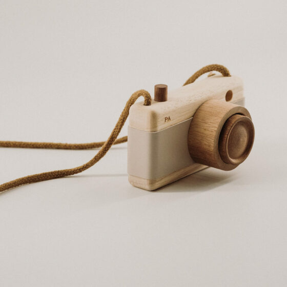 Holzspielzeug Kamera