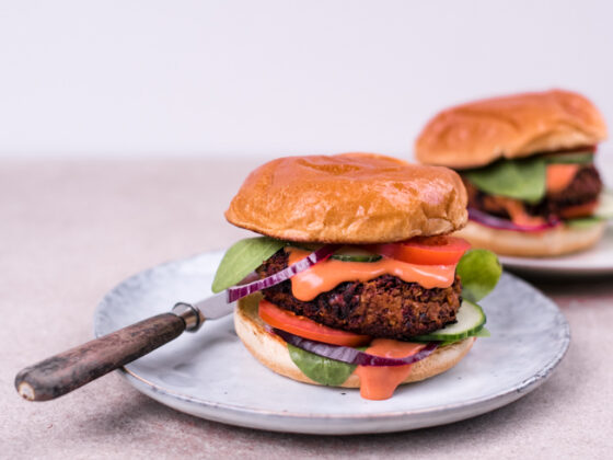 Black Bean Burger | FREE MINDED FOLKS