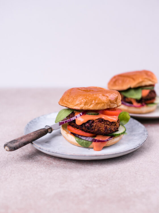 Black Bean Burger | FREE MINDED FOLKS