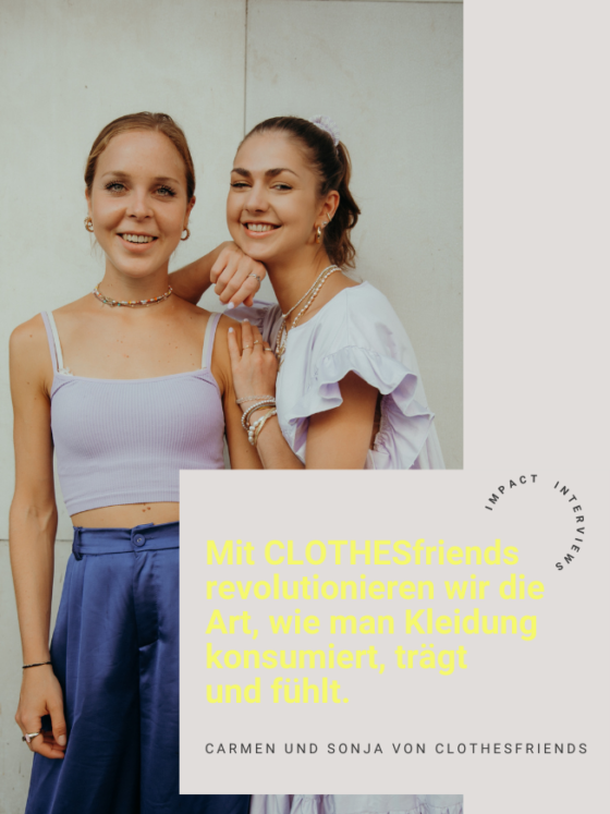 Interview mit Carmen und Sonja von CLOTHESfriends | FREE MINDED FOLKS