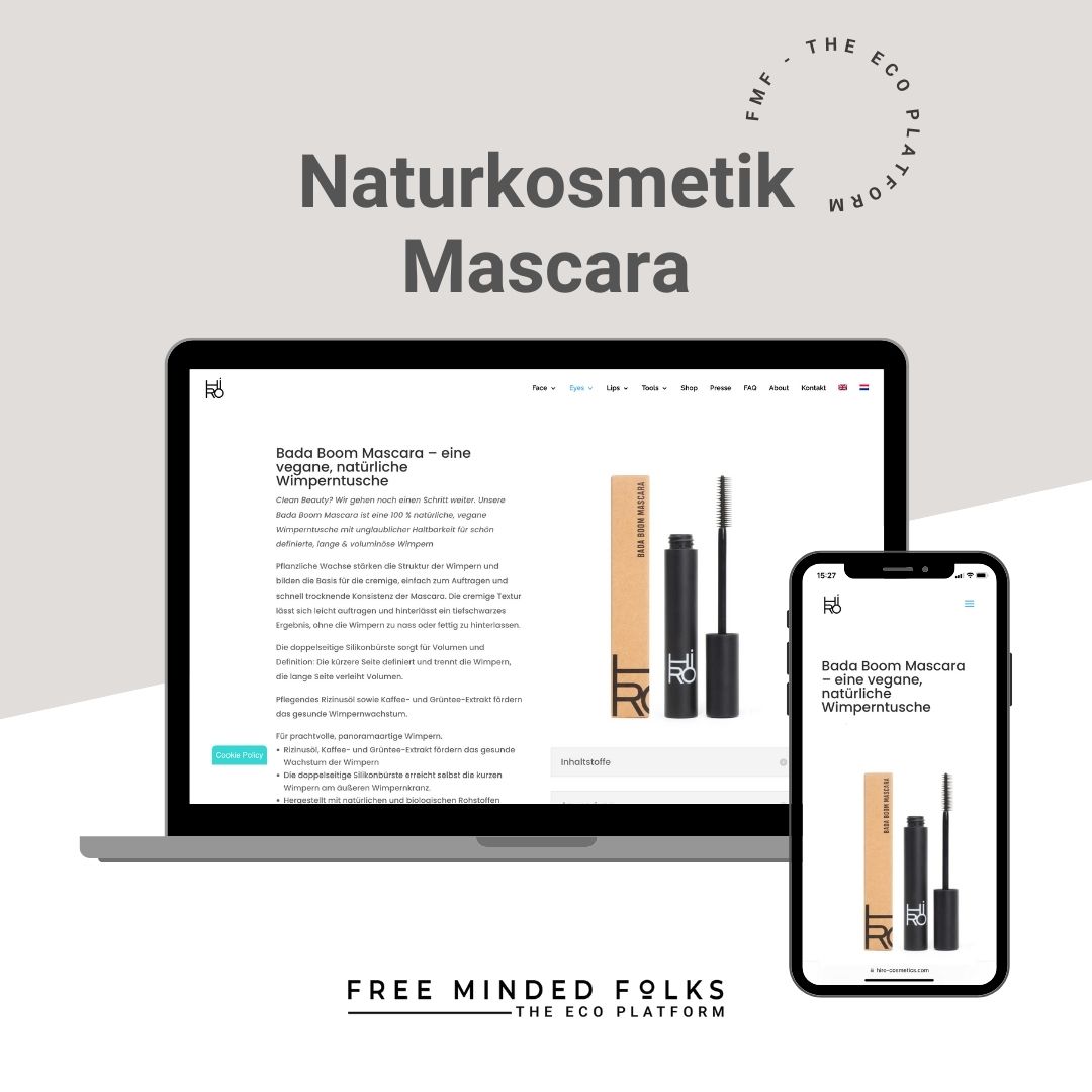 Naturkosmetik Mascara | FREE MINDED FOLKS