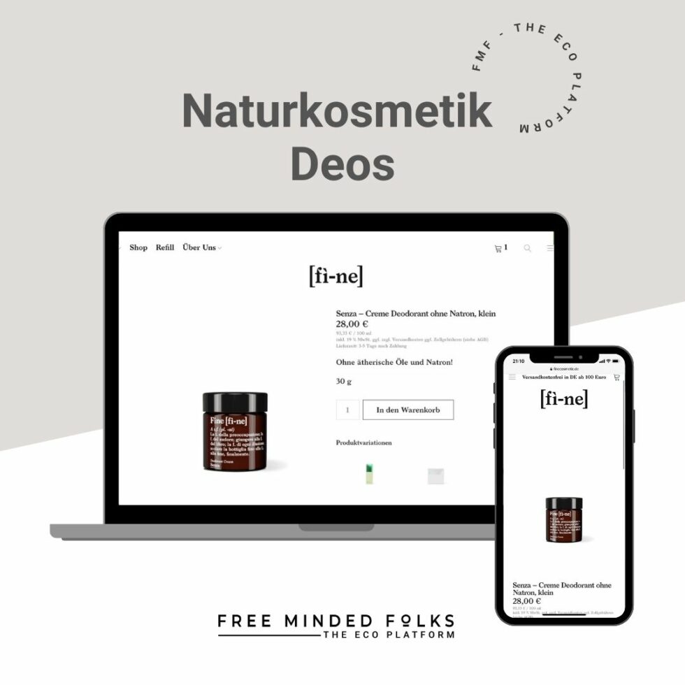 Deo Naturkosmetik im Text | FREE MINDED FOLKS