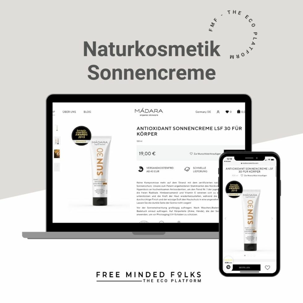 Naturkosmetik Sonnencremes | FREE MINDED FOLKS