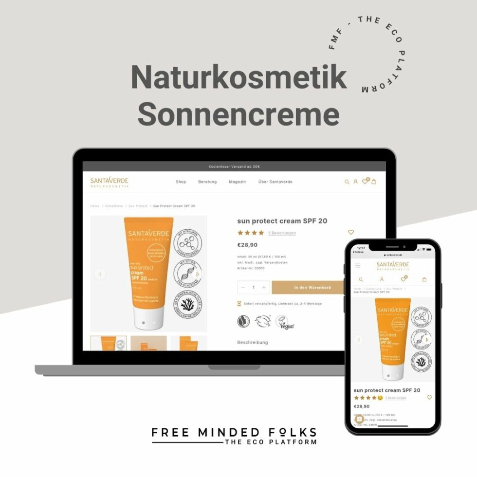 Naturkosmetik Sonnencremes | FREE MINDED FOLKS