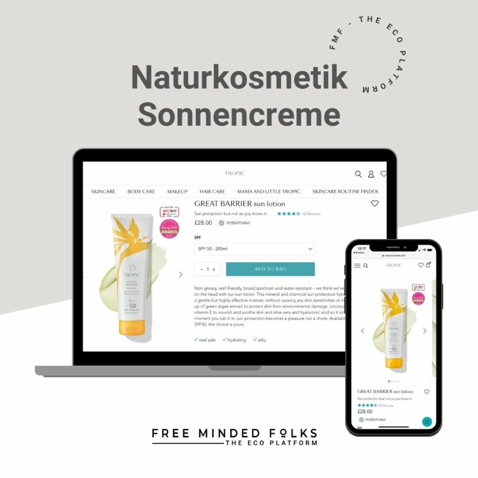 Naturkosmetik Sonnencremes | FREE MINDED FOLKS