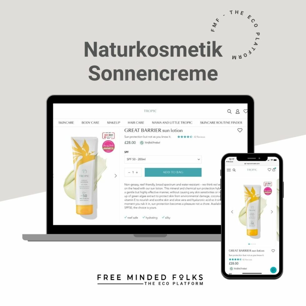 Naturkosmetik Sonnencremes | FREE MINDED FOLKS